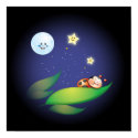 Sleeping Ladybug Poster posters