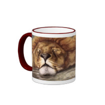 Sleeping Lion Coffee Mug