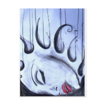 Sleeping Mask postcards by whittyart Sleeping Mask postcards