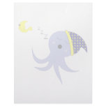 Sleeping Octopus Letterhead Template