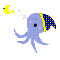 Sleeping Octopus Acrylic Cut Out