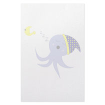 Sleeping Octopus stationery by mydeas Sleeping Octopus stationery
