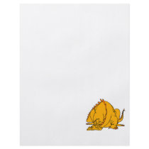 Sleeping Orange Dragon Flyer