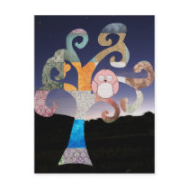 Sleeping Owl Post Card