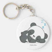 Sleeping Panda Keychain