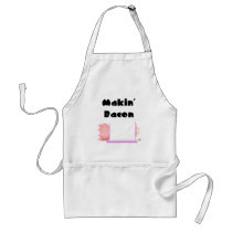 Sleeping Pigs Pink Blanket Makin' Bacon aprons by animalacres Sleeping Pigs Pink Blanket Makin' Bacon aprons