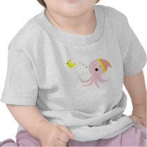 Sleeping Pink Octopus T-shirt