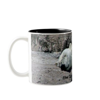 Sleeping Polar Bear Mug by epclarke