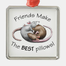 Sleeping Rats Ornament