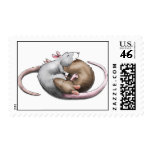 Sleeping Rats Stamp