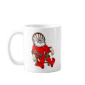 Sleeping Santa Mug by toonscott Sleeping Santa Mug