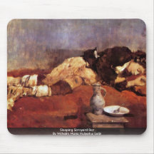 Sleeping Savoyard Boy Mousepads