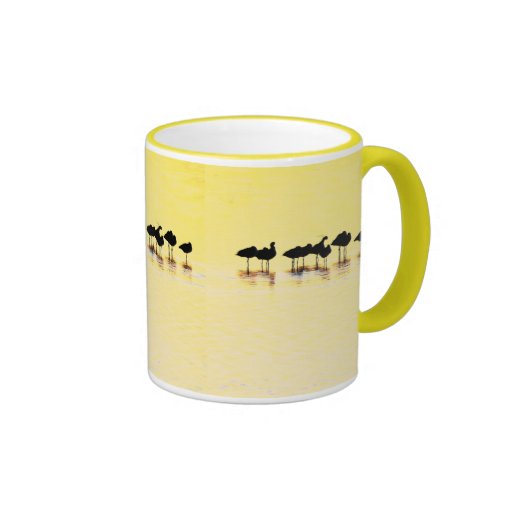 Sleeping Shorebirds Art Mug