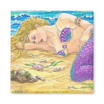 Sleeping Siren Refrigerator Magnet