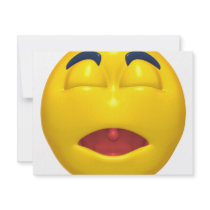 Sleeping Smiley invitations by SmileyFaceStore Sleeping Smiley invitations