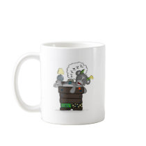 Sleeping Sock Drawer Monster Digital Art Coffee Mug