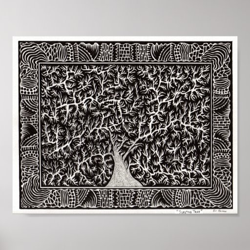 Sleeping Tree Poster