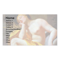 Sleeping Venus On Clouds By Vouet Simon Business Card Templates