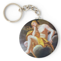 Sleeping Venus On Clouds By Vouet Simon Keychains