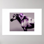 sleeping with horse print