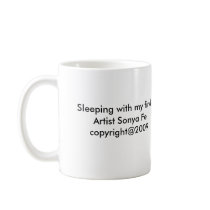 Sleeping with my finch... mugs