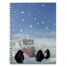 Sleeping with the Penguins Spiral Note Book