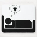 sleepingstick. mousepads