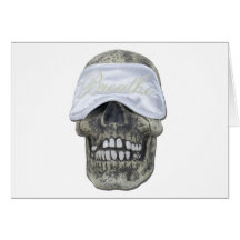 SleepMaskSkull042911 Greeting Card
