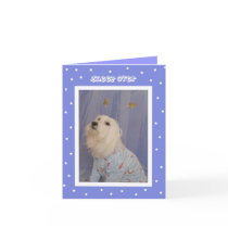 Sleepover Birthday Invitations -- Cute Dog cards