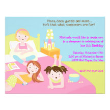 Sleepover Party Announcement