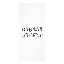 Sleeps Well With Others rack cards by Funny_MoFo_Shirts Sleeps Well With Others rack cards