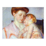 Sleepy Baby. c. 1910, Mary Cassatt Postcards