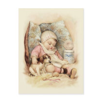 Sleepy Baby postcards