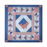 Sleepy Bear Quilt Magnets