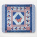 Sleepy Bear Quilt mousepads