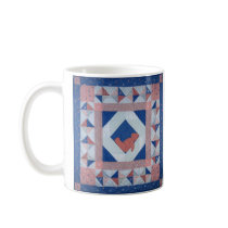 Sleepy Bear Quilt Coffee Mug