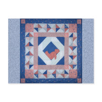 Sleepy Bear Quilt postcards