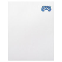 sleepy blue crab letterhead