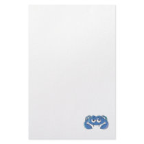 sleepy blue crab stationery