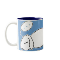 Sleepy Bunny Stewie Logo Mug by jazzmoon Sleepy Bunny Stewie Logo Mug