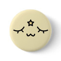 Sleepy Face Button by Jakuchan Sleepy Face Button