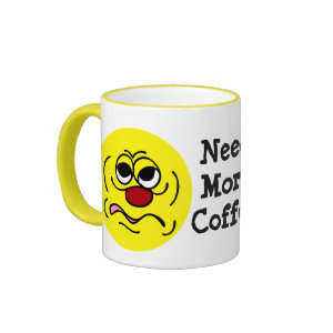 Sleepy Face: Haven't had enough coffee for this mug