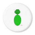 Sleepy Green Turtle magnets