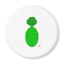 Sleepy Green Turtle magnets