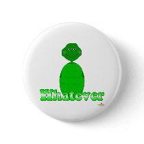 Sleepy Green Turtle Whatever buttons