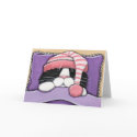 Sleepy Head - Cat Greeting Card