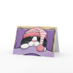 Sleepy Head - Cat Greeting Card