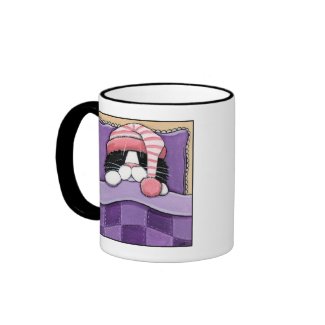 Tête somnolente v.01 - tasse lunatique de chat mug