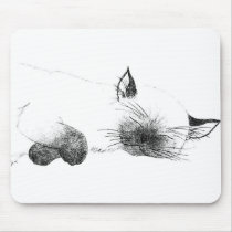 sleepy kitty pad mouse pads