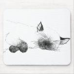 sleepy kitty pad mousepads